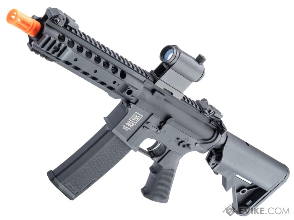 M4 SBR Specna Arms FLEX™ SA-F01 Gen2 con MOSFET X-ASR para Airsoft (Color: Negro) - Imagen 1