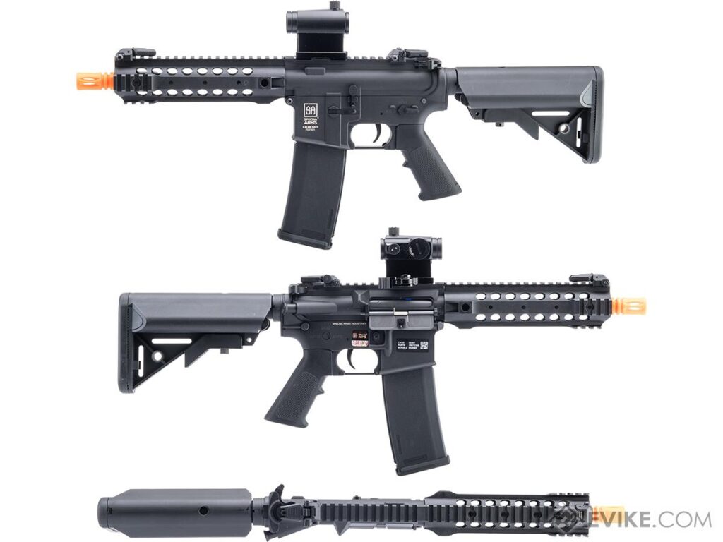 M4 SBR Specna Arms FLEX™ SA-F01 Gen2 con MOSFET X-ASR para Airsoft (Color: Negro) - Imagen 3