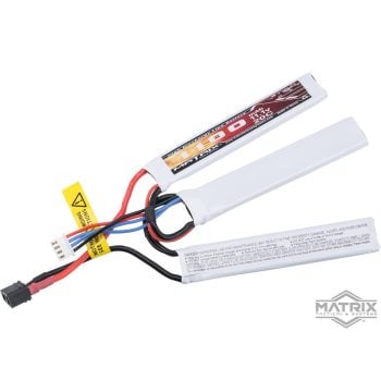 Batería LiPo 11.1 V tipo Mariposa de Alto Rendimiento Matrix