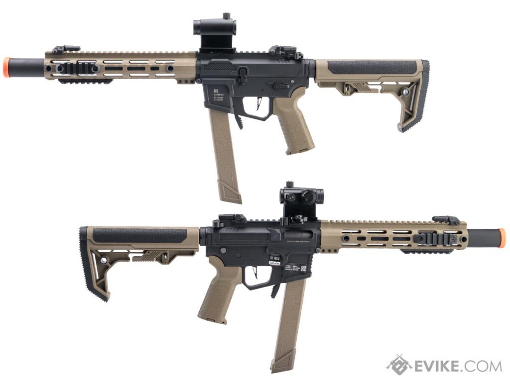 SMG Specna Arms FLEX™ SA-FX02 HAL™ con MOSFET para Airsoft (Color: Negro-Tan) - Imagen 3