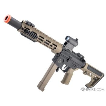 SMG Specna Arms FLEX™ SA-FX02 HAL™ con MOSFET para Airsoft - Negro-Tan
