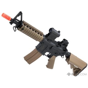 Réplica Colt M4 CQB-R SOPMOD con Gearbox Metálico, LiPo Ready para Airsoft / AEG - Tan