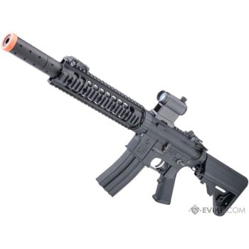 Colt M4 Sportsline Silent Ops de 9″ para Airsoft / Cybergun / AEG - Negro