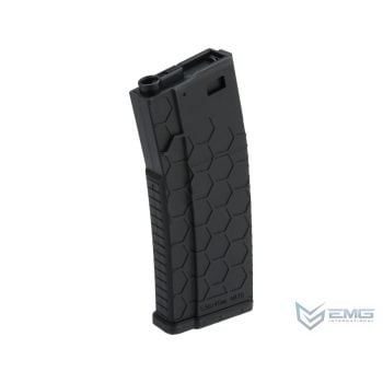 Cargador HiCap FlashMag EMG Helios Hexmag para M4 de Airsoft / Polímero - Negro