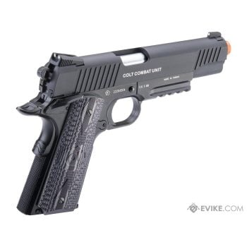 Pistola de CO2 con Retroceso Cybergun Colt 1911 “Combat Unit” para Airsoft - Vista 2