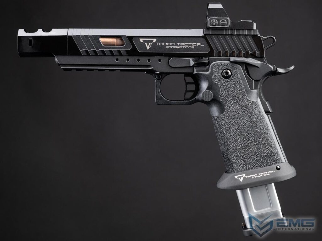 Pistola EMG Custom TTI 2011 Combat Master Alpha con Retroceso para Airsoft (Tipo: Gas) - Imagen 3