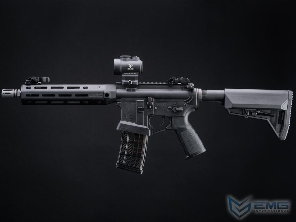 Rifle AEG de Airsoft EMG Lancer Systems Licenciado L15 Defense (Guardamanos Negro / 20.32cm) - Imagen 3