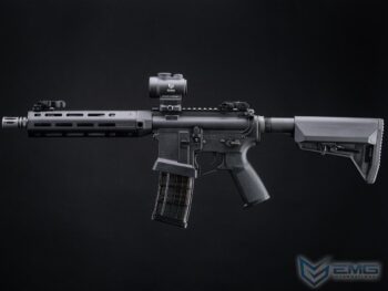 Rifle AEG de Airsoft EMG Lancer Systems Licenciado L15 Defense (Guardamanos Negro / 20.32cm) - Imagen 3