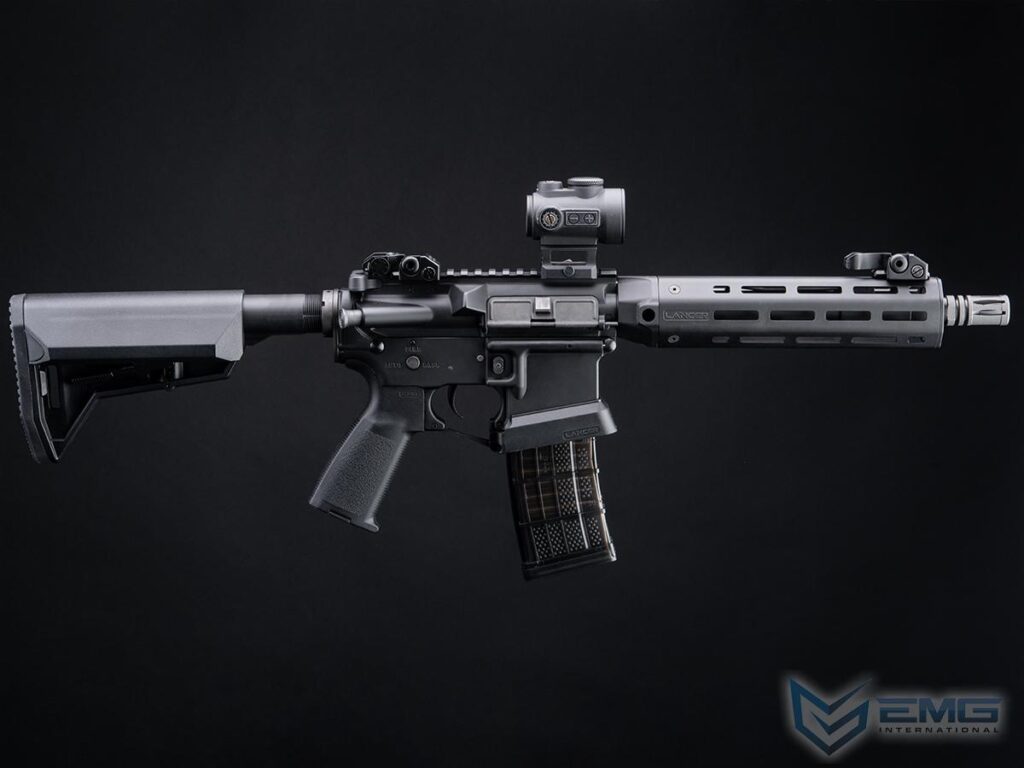 Rifle AEG de Airsoft EMG Lancer Systems Licenciado L15 Defense (Guardamanos Negro / 20.32cm) - Imagen 4