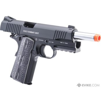 Pistola de CO2 con Retroceso Cybergun Colt 1911 “Combat Unit” para Airsoft - Vista 5