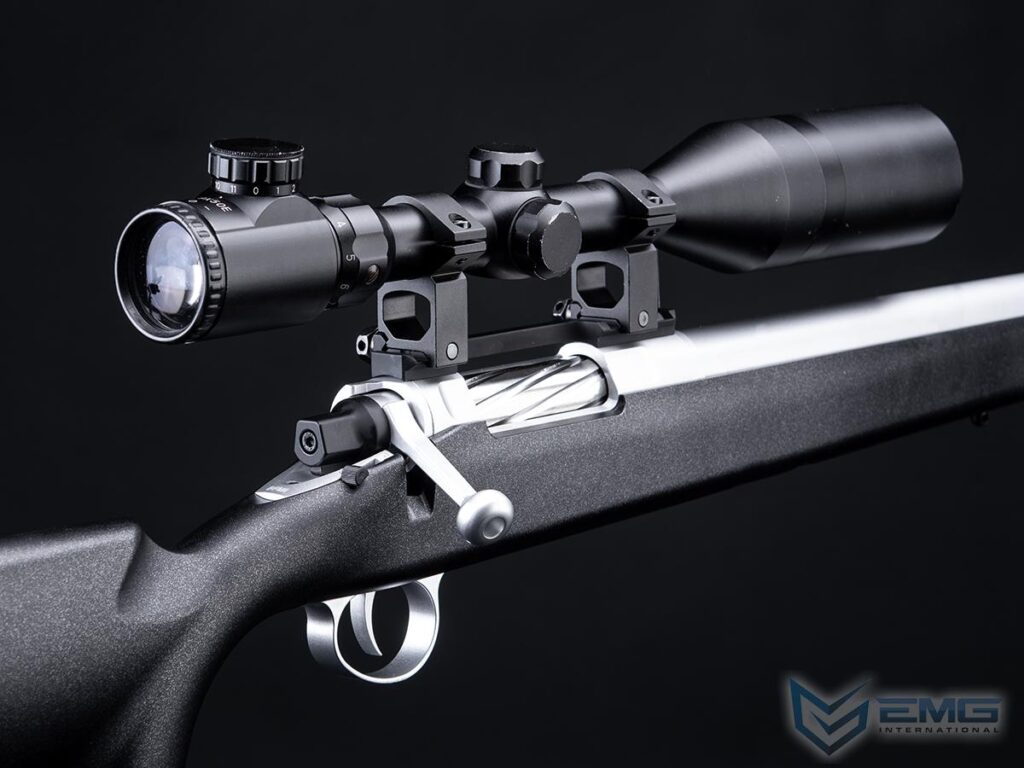 Francotirador de Cerrojo EMG Barrett Fieldcraft Precision con Zero Trigger para Airsoft (Color: Negro con cañón de acero inoxidable) - Imagen 5