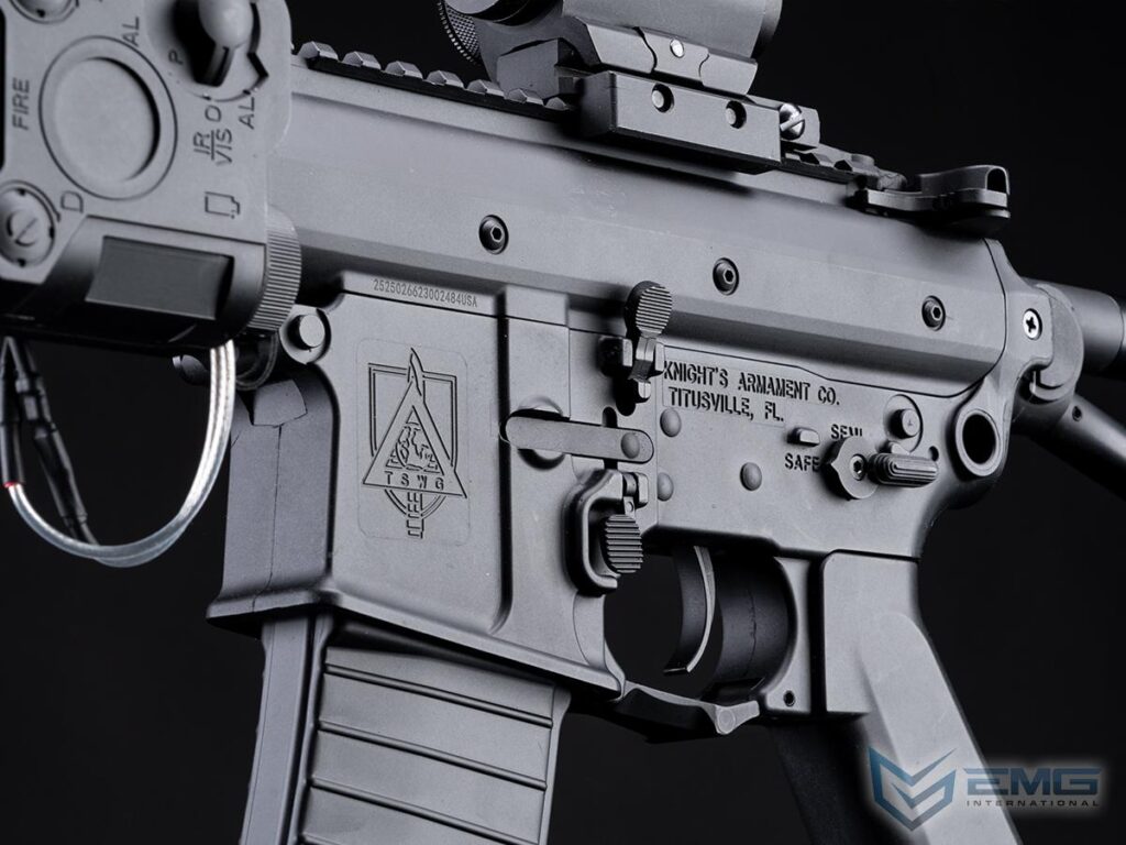 Delta PDW EMG Helios Knights Armament con MOSFET para Airsoft / AEG (Color: Negro) - Imagen 5