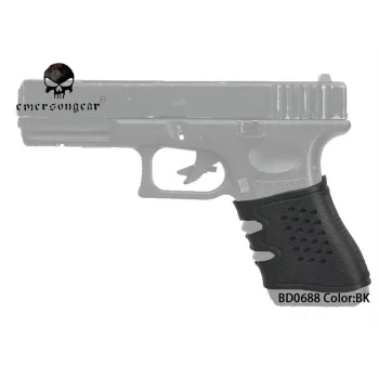 Empuñadura de Goma Antideslizante para Glock, Novritsch SSP18 y SSE18 - Negro