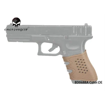 Empuñadura de Goma Antideslizante para Glock, Novritsch SSP18 y SSE18 - Tan