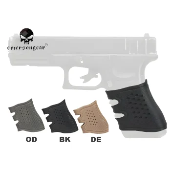 Empuñadura de Goma Antideslizante para Glock, Novritsch SSP18 y SSE18 - Negro - Vista 2
