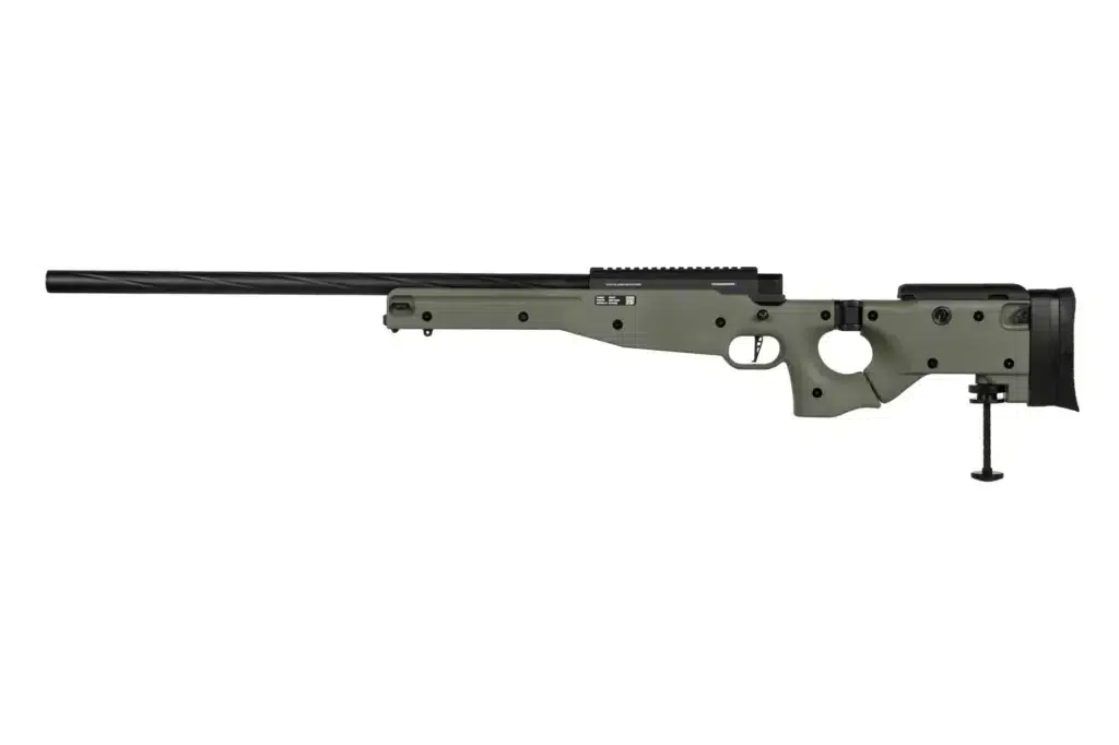 Rifle de Francotirador Specna Arms SA-S14 EDGE™ con Culata Plegable para Airsoft (Color: Verde Olivo) - Imagen 1