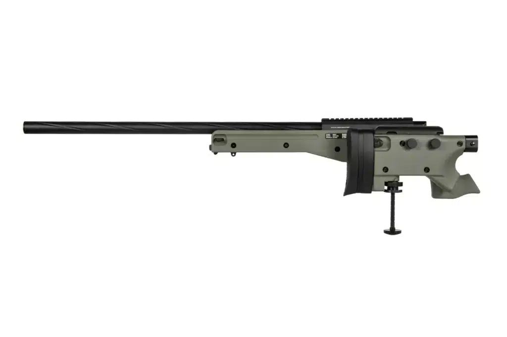 Rifle de Francotirador Specna Arms SA-S14 EDGE™ con Culata Plegable para Airsoft (Color: Verde Olivo) - Imagen 2