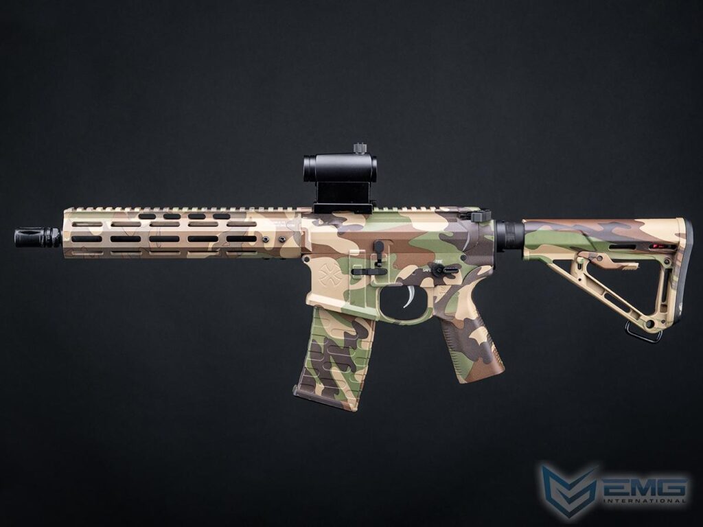 Rifle de Entrenamiento Gen 4 EMG Noveske con Gearbox eSilverEdge SDU2.0 para Airsoft (Color: Woodland) - Imagen 3