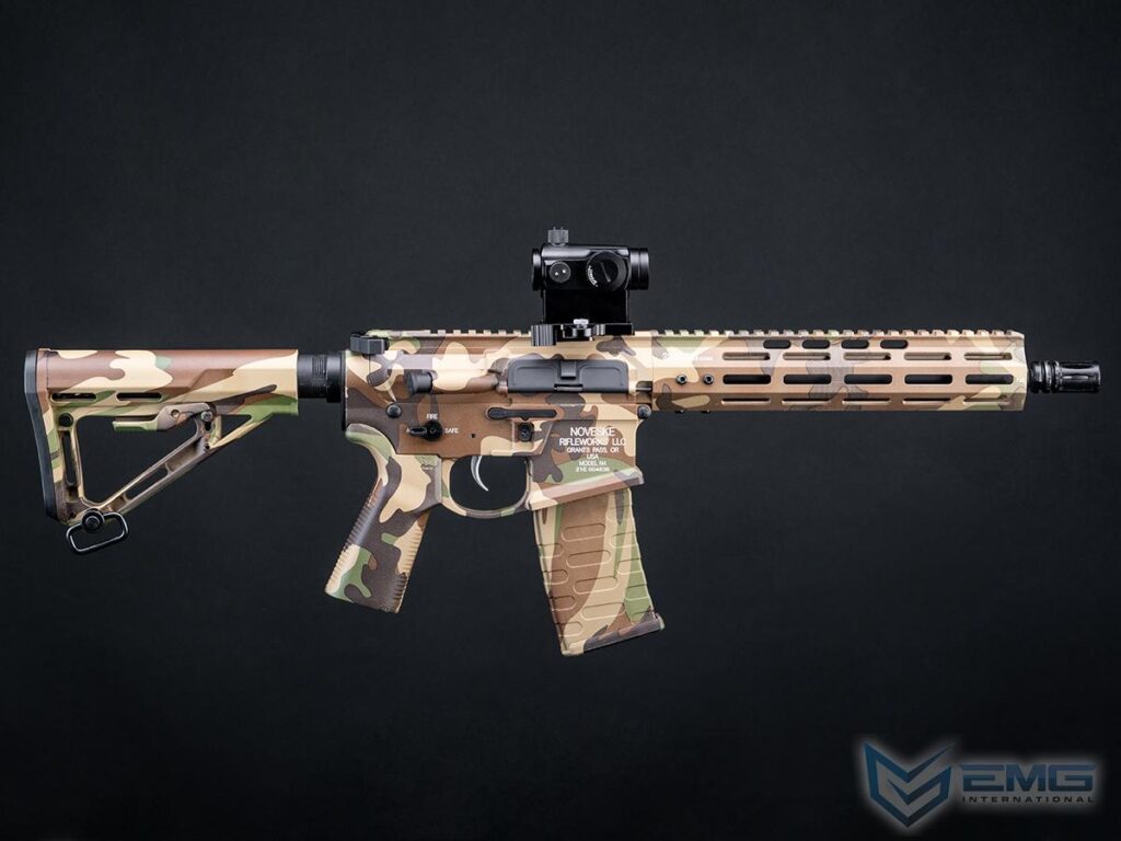 Rifle de Entrenamiento Gen 4 EMG Noveske con Gearbox eSilverEdge SDU2.0 para Airsoft (Color: Woodland) - Imagen 4