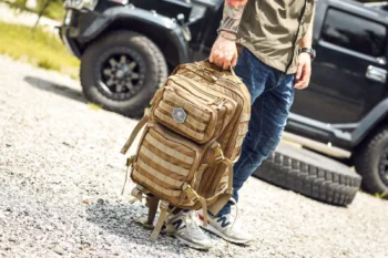 Mochila Táctica de 45 L EmersonGear (Color: Coyote Brown) - Imagen 4