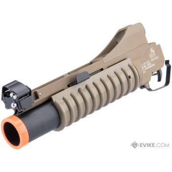 Lanzagranadas M203 Licenciado por Colt para Rifles Airsoft M4 / M16 con Cañón de Metal - Dark Earth / Corto