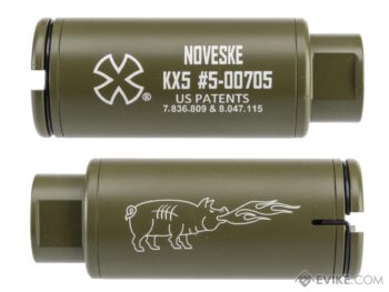 Flash Hider Trazador Recargable Ultra Compacto EMG Noveske (Modelo: KX5 / Verde Bazooka) - Imagen 3
