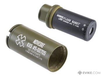 Flash Hider Trazador Recargable Ultra Compacto EMG Noveske (Modelo: KX5 / Verde Bazooka) - Imagen 4