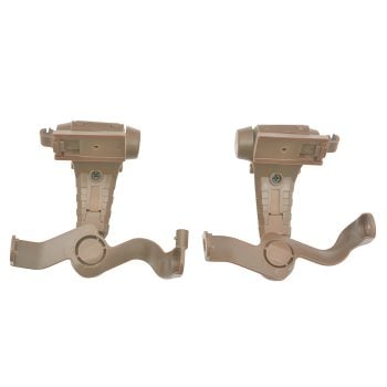 Par de Adaptadores de Casco M16A para Auriculares Earmor™ M31 y M32 - Tan - Vista 2