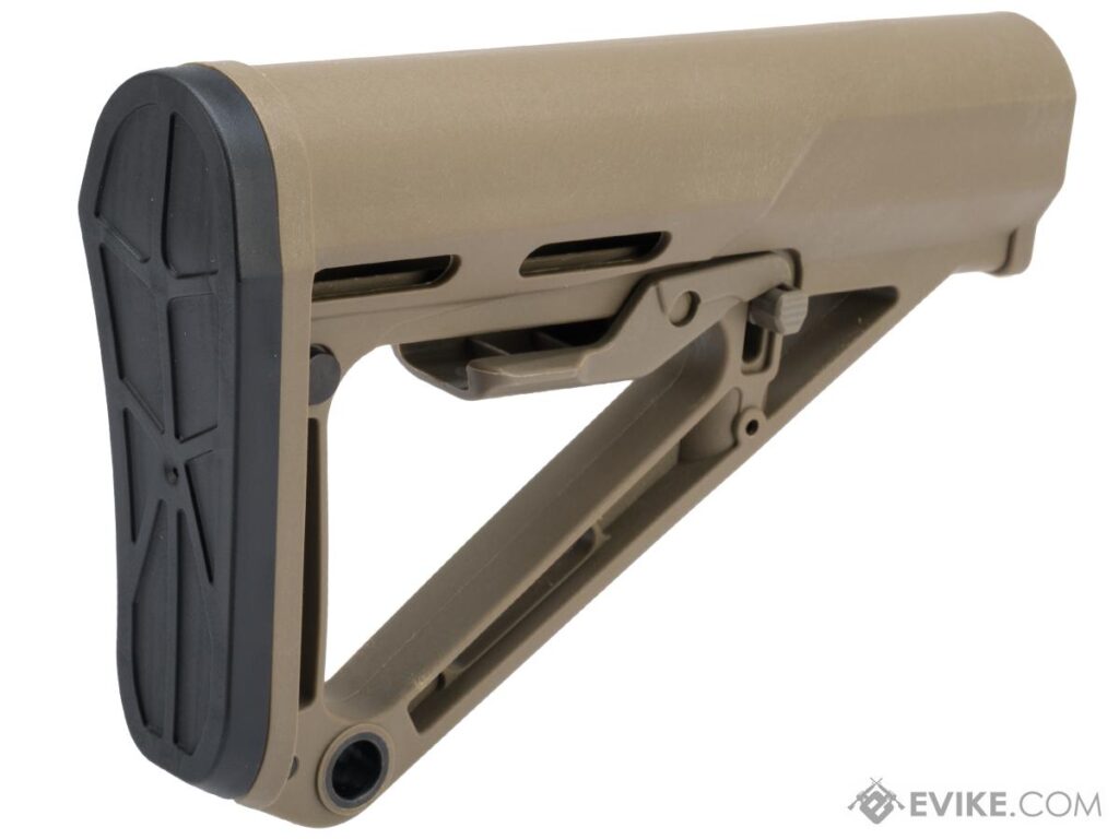 Culata Retráctil APS RS3 para M4 de Airsoft (Color: Dark Earth) - Imagen 2