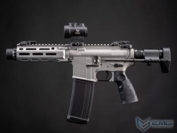 DDM4 PDW EMG Daniel Defense Rifle AEG con Gearbox CYMA Platinum para Airsoft (Color: Cobalto) - Imagen 3