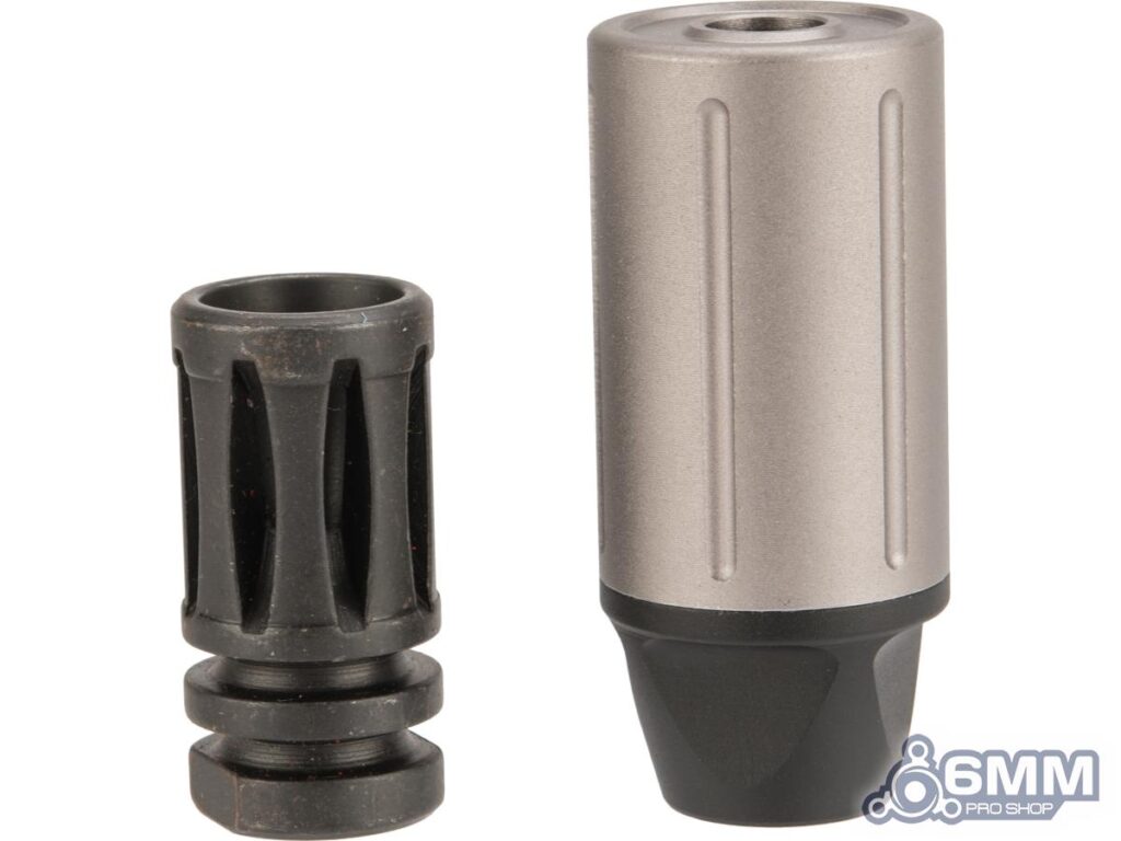 Flash Hider con Mini Trazador Recargable 6mmProShop para Airsoft - Imagen 4