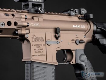 DDM4A1 RIII EMG Daniel Defense con Gearbox CYMA Platinum para Airsoft (Color: Flat Dark Earth / 400 FPS) - Imagen 5