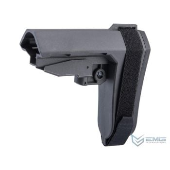 Culata Retráctil EMG “Beta” Estilo Abrazadera para M4 de Airsoft - Gris Oscuro