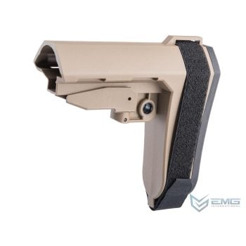 Culata Retráctil EMG “Beta” Estilo Abrazadera para M4 de Airsoft - Dark Earth