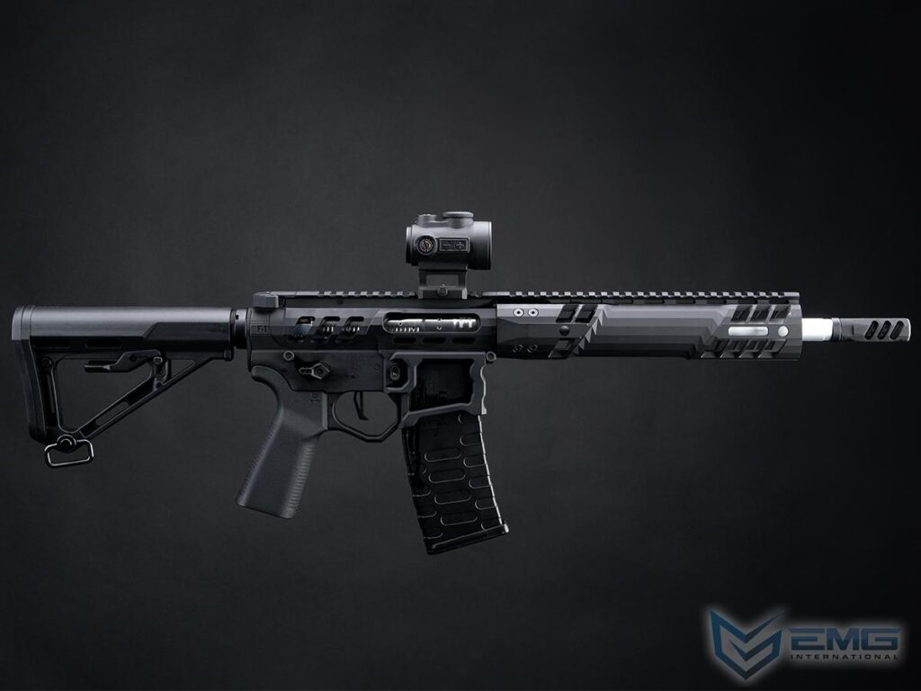 Rifle UDR-15 Esqueletizado AR-15 EMG F-1 Firearms AEG para Airsoft (Color: Negro / SBR) - Imagen 4