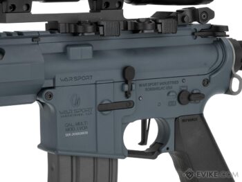 M4 Krytac LVOA-C con Licencia War Sport para Airsoft / AEG (Color: Combat Grey) - Imagen 5