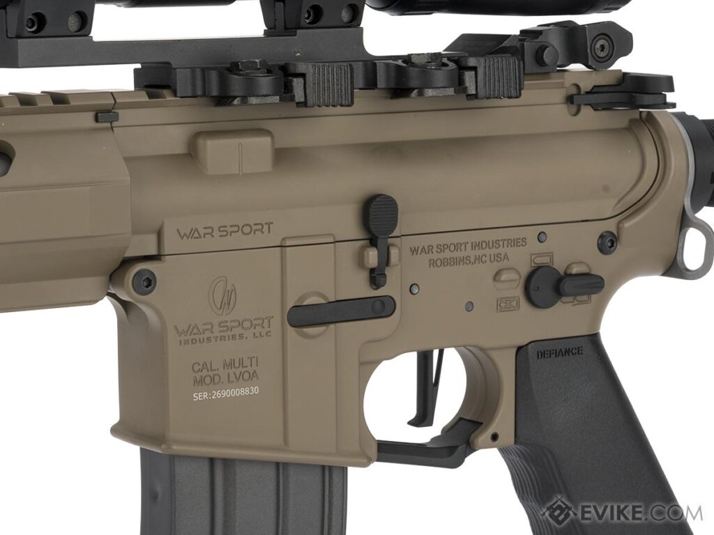 M4 Krytac LVOA-C con Licencia War Sport para Airsoft / AEG (Color: Flat Dark Earth) - Imagen 5