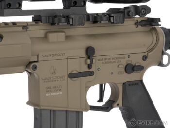 M4 Krytac LVOA-C con Licencia War Sport para Airsoft / AEG (Color: Flat Dark Earth) - Imagen 5
