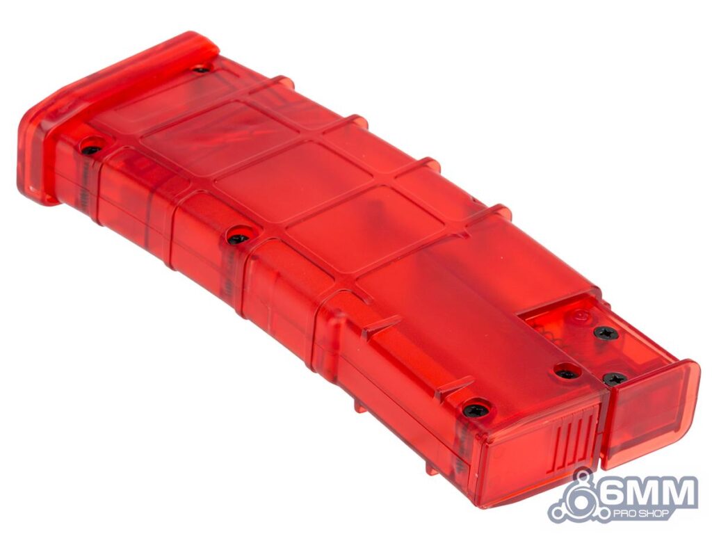 Speed Loader Edición Barrett Tipo Cargador de Rifle / 500 BBs / 6mmProShop (Color: Rojo) - Imagen 2
