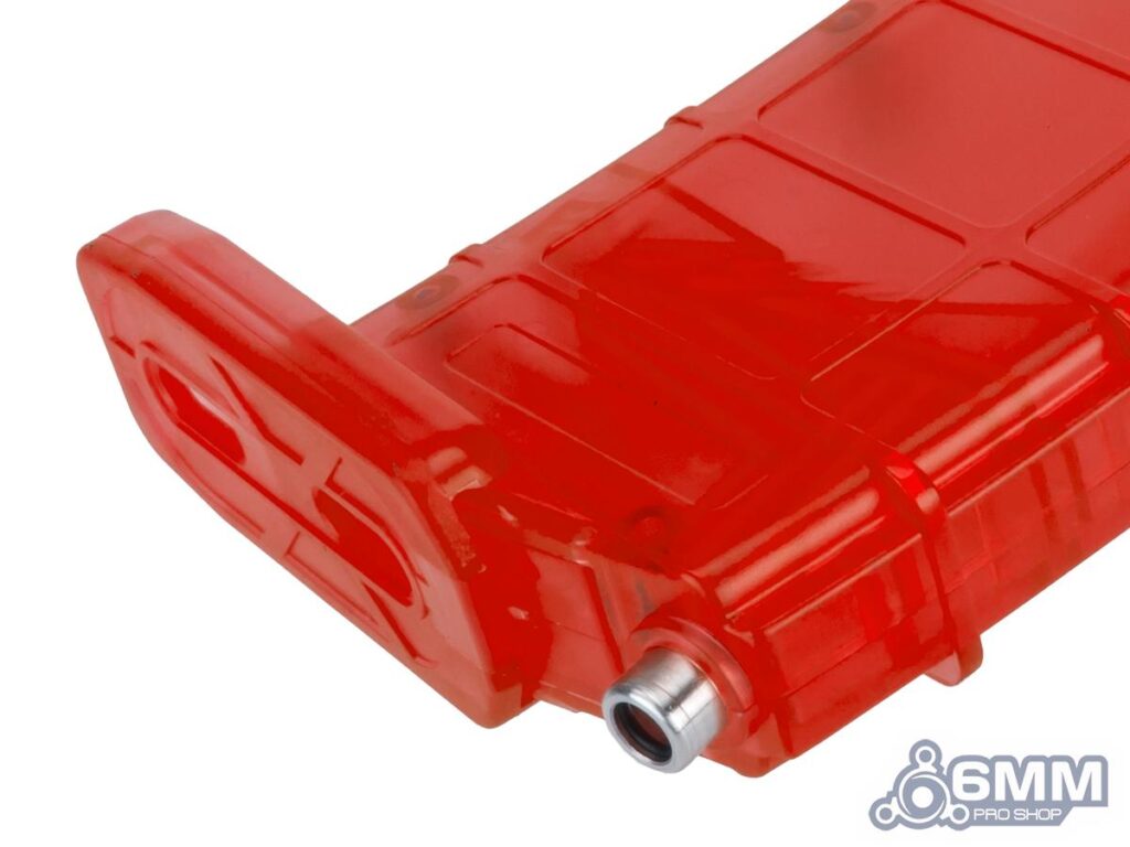 Speed Loader Edición Barrett Tipo Cargador de Rifle / 500 BBs / 6mmProShop (Color: Rojo) - Imagen 4