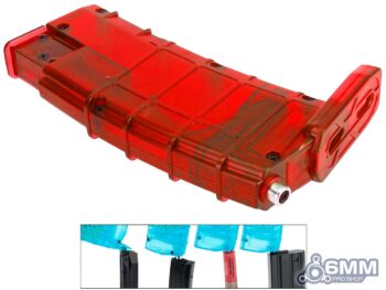 Speed Loader Edición Barrett Tipo Cargador de Rifle / 500 BBs / 6mmProShop (Color: Rojo) - Imagen 6