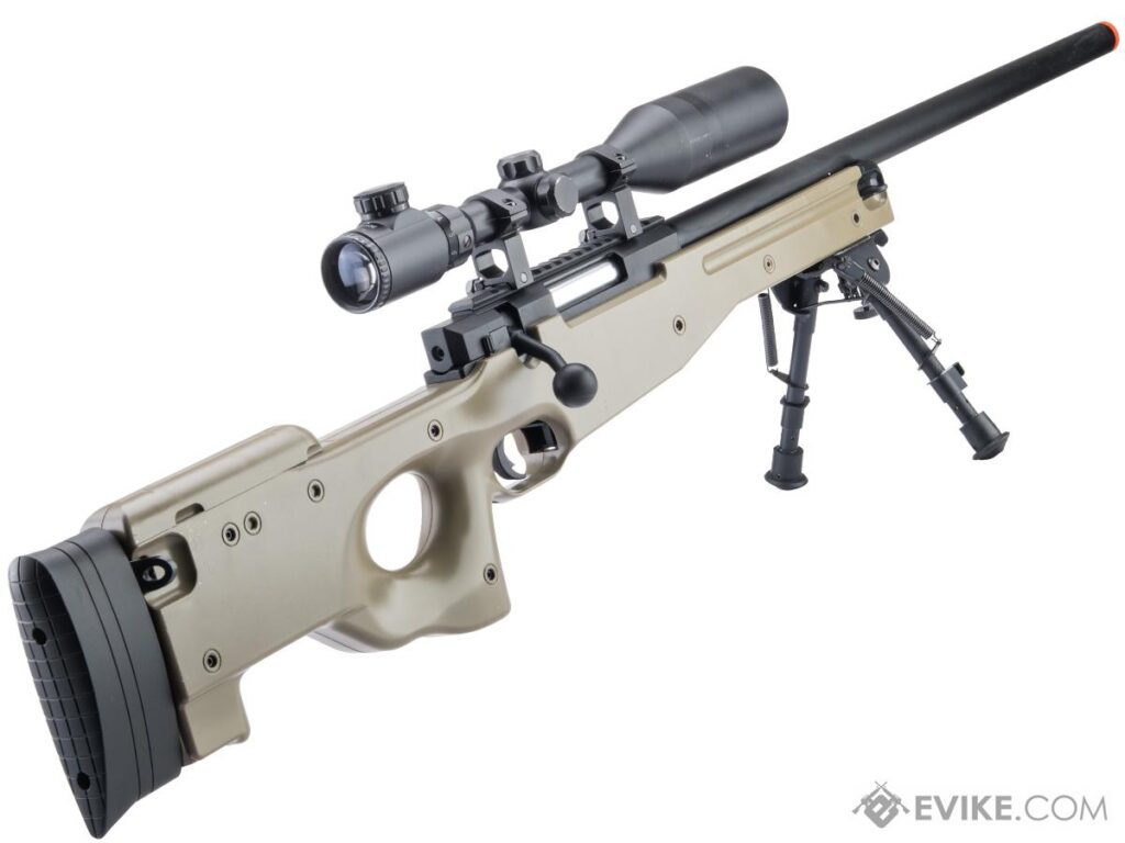 Sniper de cerrojo Cybergun Type 96 con Licencia Mauser para Airsoft (Color: Tan) - Imagen 2
