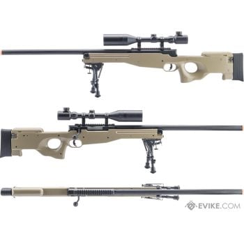 Sniper de cerrojo Cybergun Type 96 con Licencia Mauser para Airsoft - Tan - Vista 3