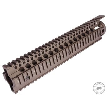 Sistema de Riel Omega con Licencia de Daniel Defense para Réplicas Airsoft por Madbull - Dark Earth / 12″