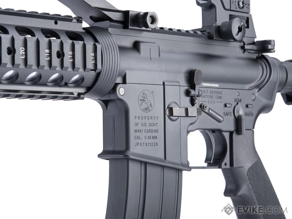 M4 Cybergun Golden Eagle con Licencia Colt de Gas con Retroceso para Airsoft Full Metal (Modelo: CQB-R) - Imagen 4