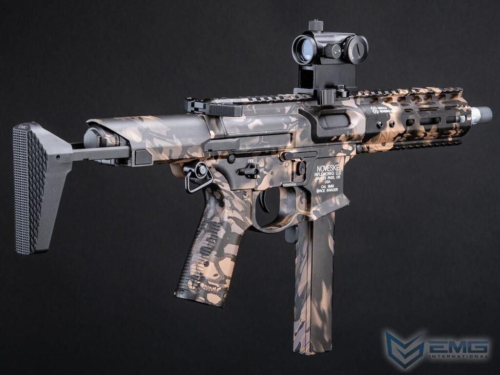Réplica de Entrenamiento Space Invader Gen4 EMG Noveske para Airsoft (Color: Kryptek Obskura Nox / 8.5”) - Imagen 2