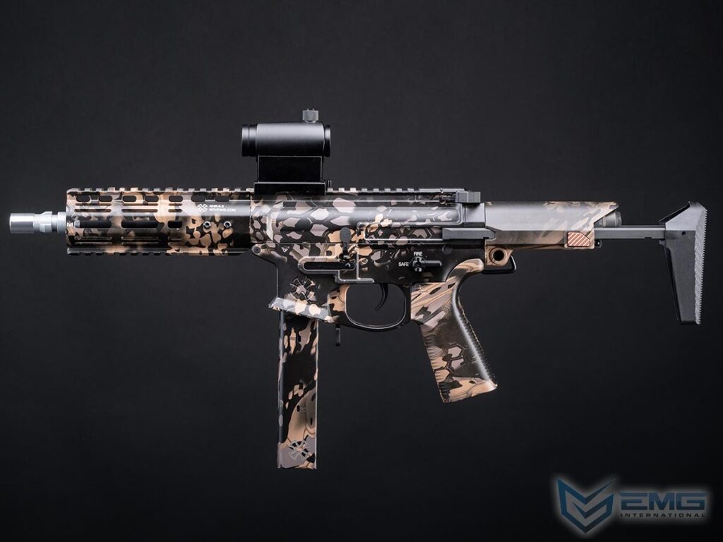 Réplica de Entrenamiento Space Invader Gen4 EMG Noveske para Airsoft (Color: Kryptek Obskura Nox / 8.5”) - Imagen 3
