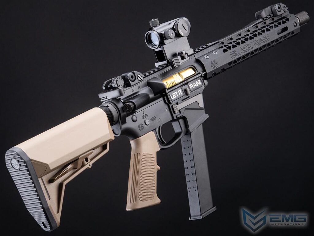 Carabina GBB EMG Black Rain Ordnance para Airsoft (Negro y Tan / Gas) - Imagen 2
