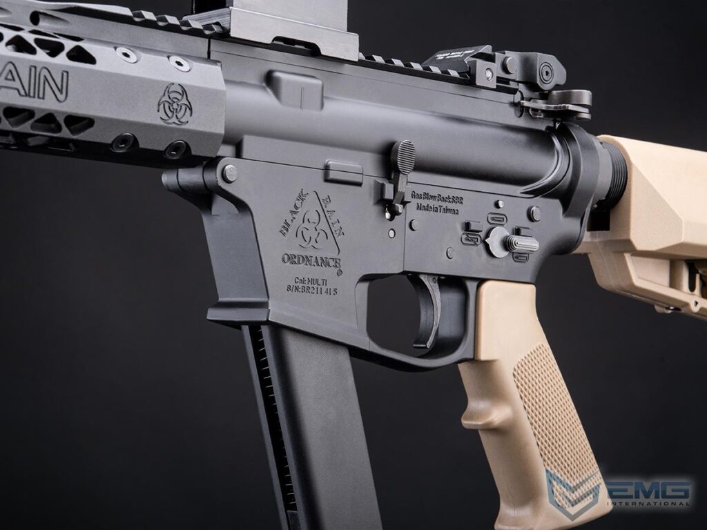 Carabina GBB EMG Black Rain Ordnance para Airsoft (Negro y Tan / Gas) - Imagen 5