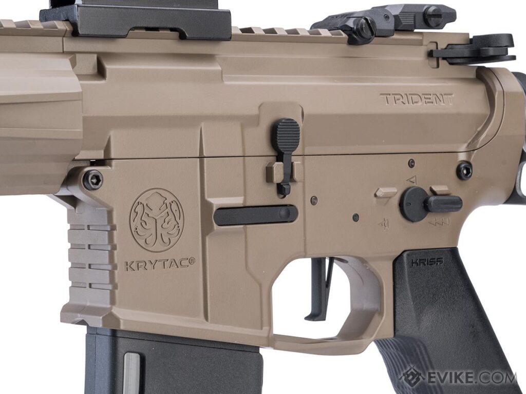 Réplica Trident MK2-M CRB Krytac Full Metal para Airsoft (Flat Dark Earth) - Imagen 4